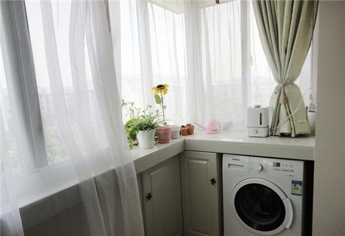 阳台洗衣机排水怎么处理 阳台洗衣间如何改造